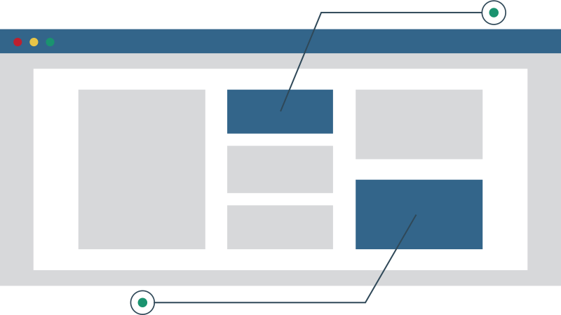 E-Commerce building blocks graphic